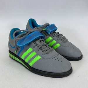 Adidas Powerlift 2.0 Weightlifting Shoes Size US 7.5 Gym Gray Mens Training
